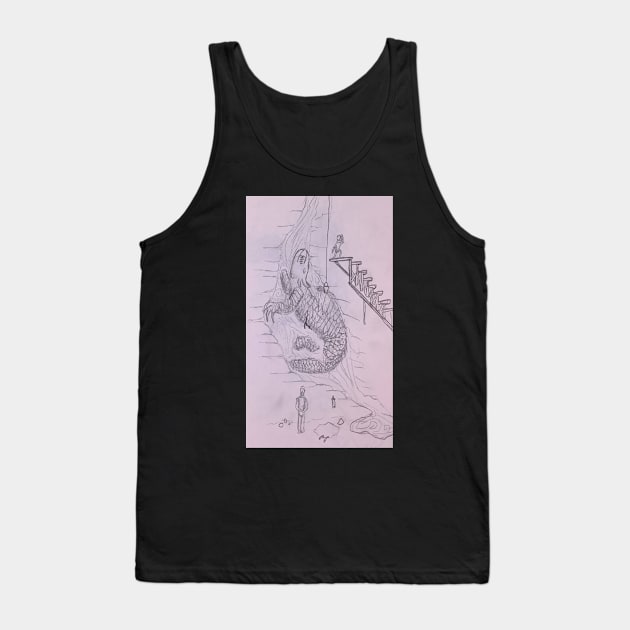 Hunters Journal : Unkown Fossil Tank Top by LawDrawsArt